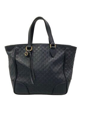 Gucci Handbag Bree Navy Leather